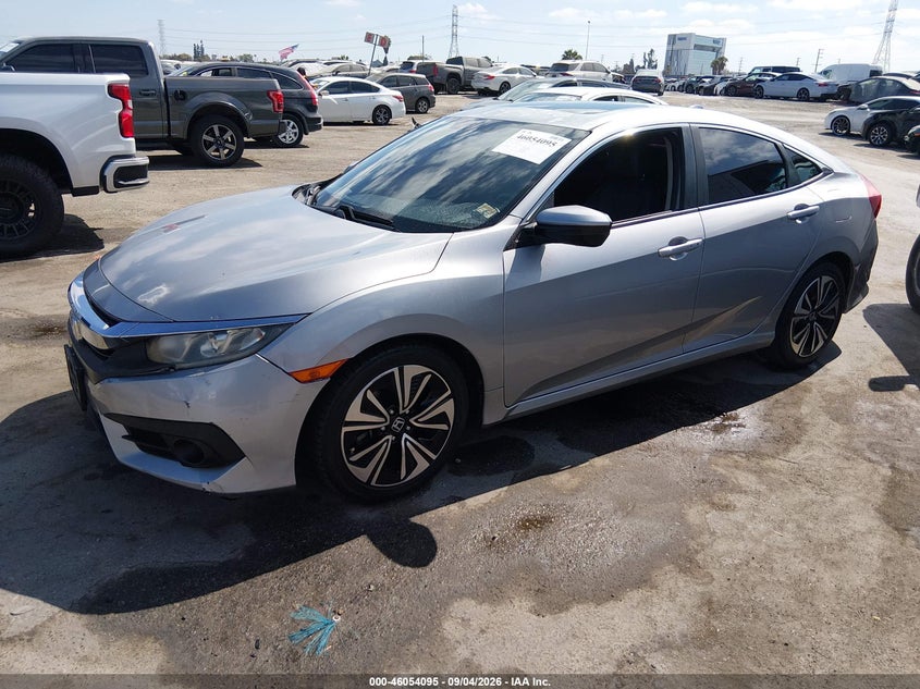 Vin: 2hgfc1f74gh647021, lot: 46553616, honda civic ex-l 20162