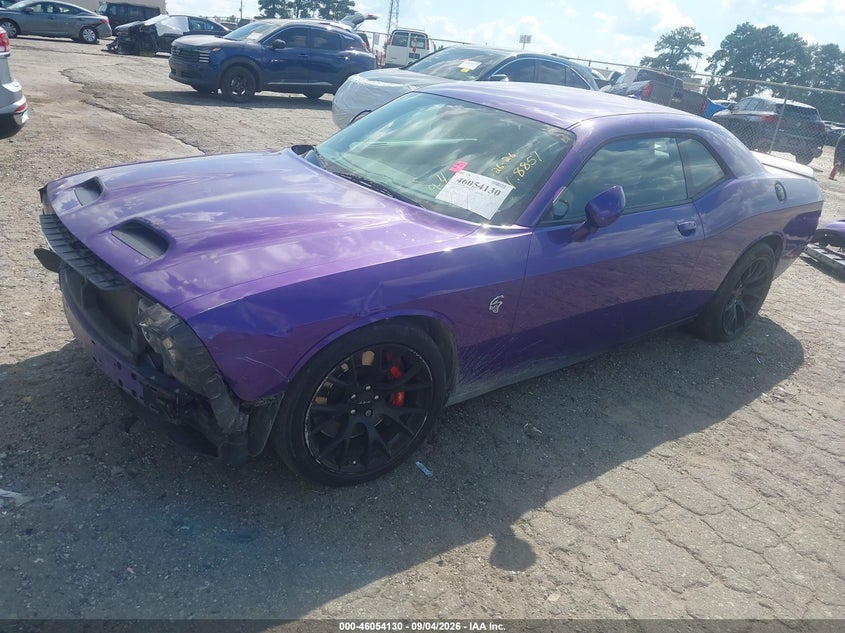 Vin: 2c3cdzc96kh718851, lot: 46553651, dodge challenger srt hellcat 20192