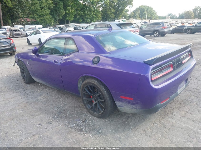 Vin: 2c3cdzc96kh718851, lot: 46553651, dodge challenger srt hellcat 20193