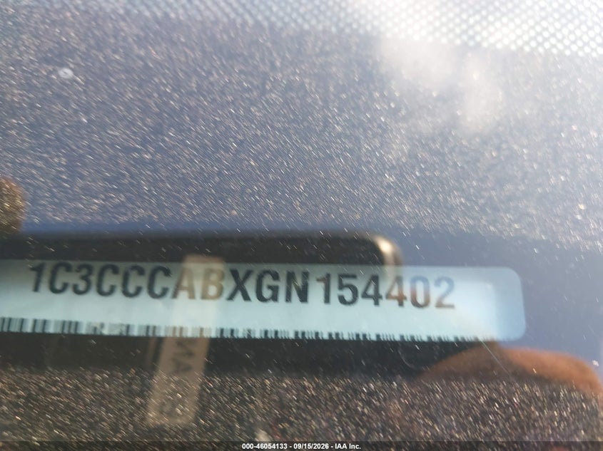 CHRYSLER 200 2016 VIN 1C3CCCABXGN154402