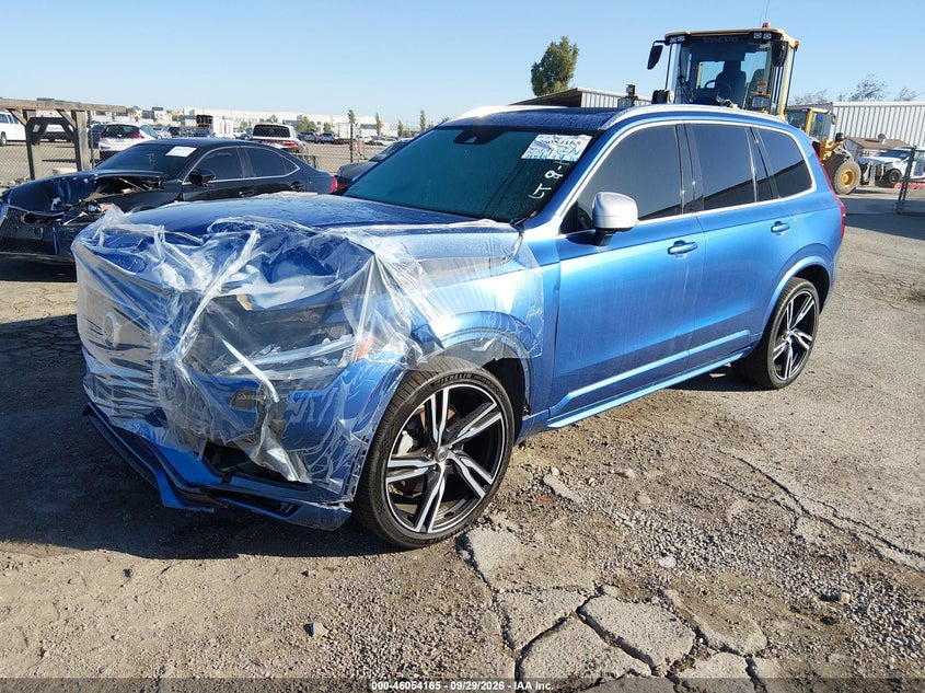 Vin: yv4a22pm9g1042073, lot: 46553686, volvo xc90 t6 r-design 20162