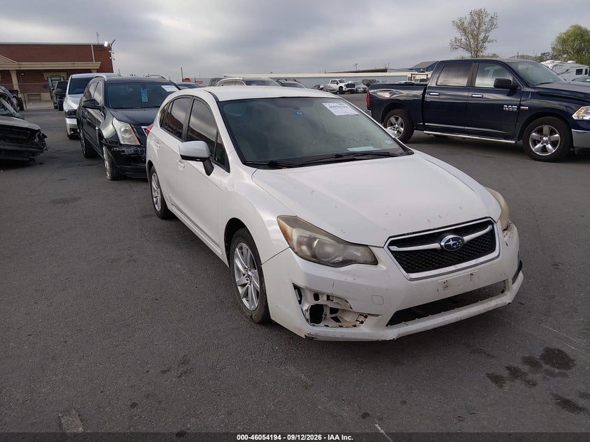 2016 SUBARU IMPREZA auction photo 1