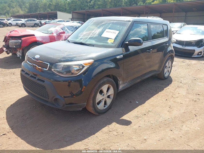 Vin: kndjn2a22f7777636, lot: 46553729, kia soul 20152