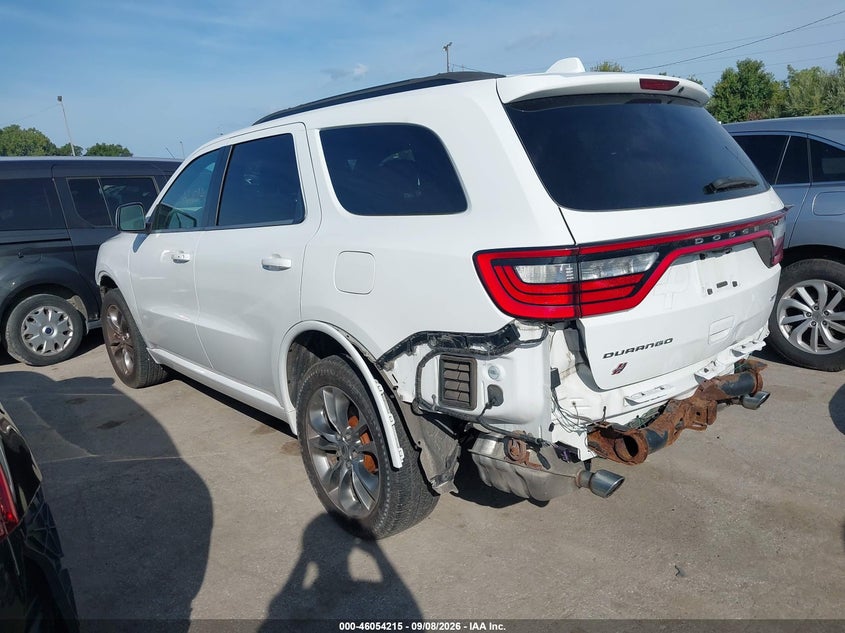 Vin: 1c4rdjdg1kc754017, lot: 46553736, dodge durango gt plus awd 20193