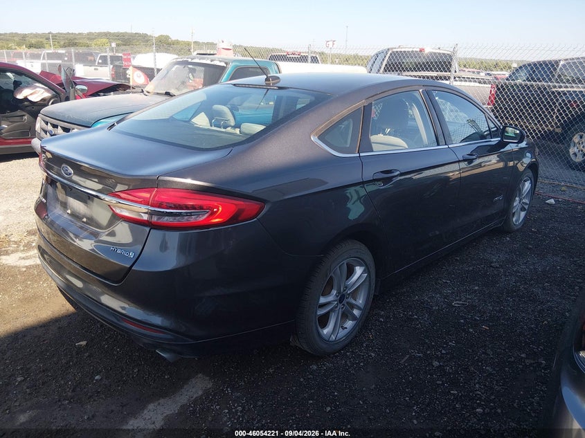2018 FORD FUSION HYBRID auction photo 4