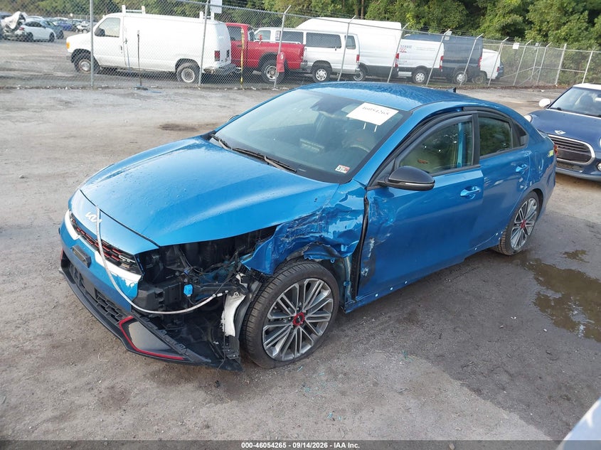 Vin: 3kpf44ac2pe599211, lot: 46553786, kia forte gt 20232
