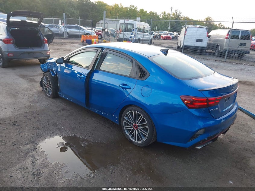 Vin: 3kpf44ac2pe599211, lot: 46553786, kia forte gt 20233
