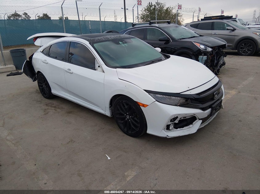 Vin: 2hgfc1e53lh704870, lot: 46553788, honda civic si sedan 2020 img_1