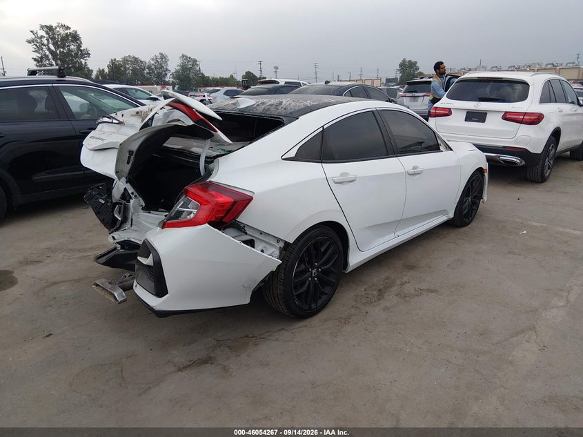 Vin: 2hgfc1e53lh704870, lot: 46553788, honda civic si sedan 20204