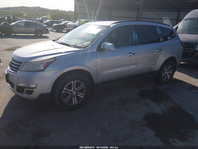 Vin: 1gnkvhkd4hj255868, lot: 46553796, chevrolet traverse 2lt 20172