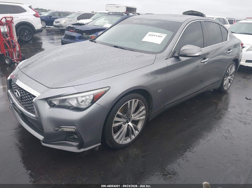 Vin: jn1ev7ar3jm440420, lot: 46553822, infiniti q50 3.0t sport 20182