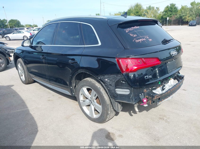 Vin: wa1bnafy2j2137826, lot: 46553873, audi q5 2.0t premium/2.0t tech premium 20183