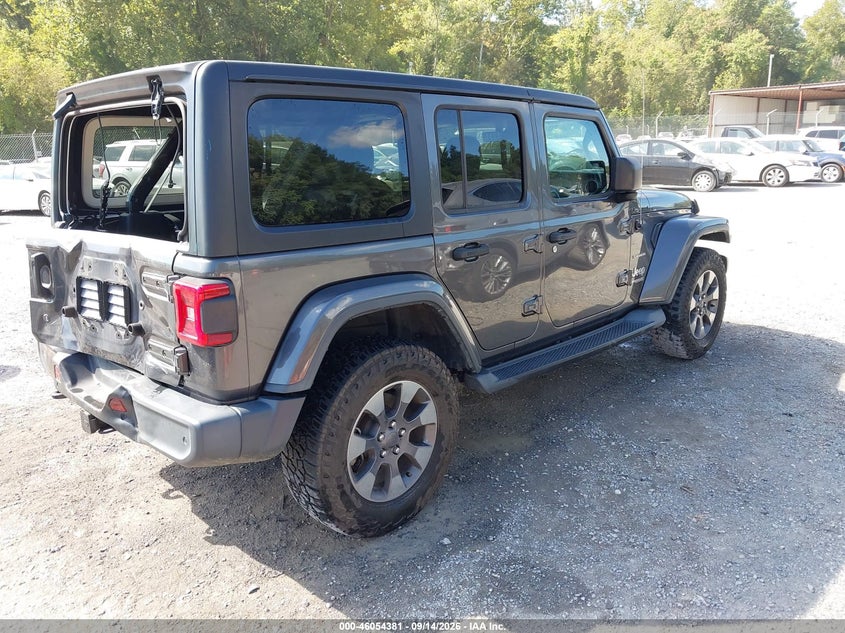 Vin: 1c4hjxeg2jw213917, lot: 46553902, jeep wrangler unlimited sahara 4x4 20184