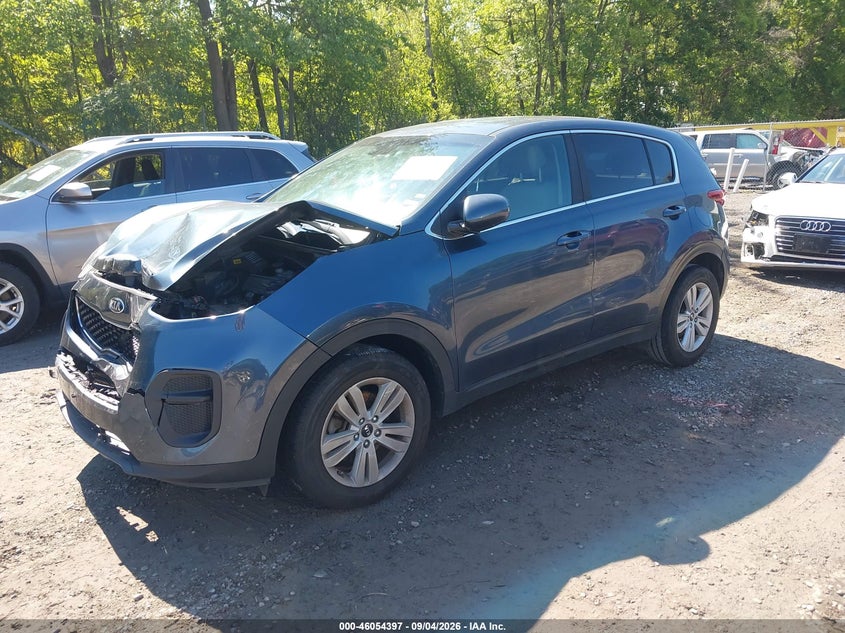 2019 Kia Sportage Lx, Front End, IAAI, VIN KNDPM3AC4K7496203 — photo 2