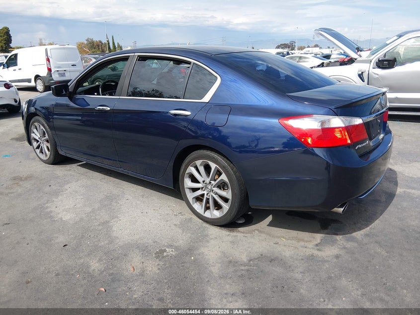 Vin: 1hgcr2f50ea052393, lot: 46553975, honda accord sport 20143