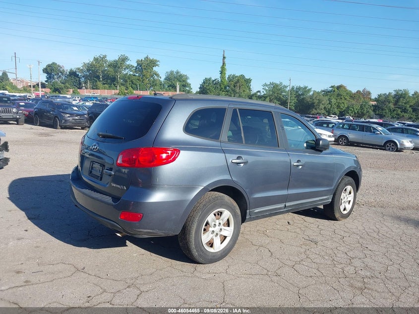 2009 HYUNDAI SANTA FE SPORT UTILITY VEHICLE 2.7L V-6 DOHC, VVT, REGULAR , 185HP