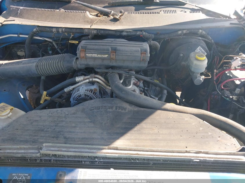 2000 DODGE RAM TRUCK 5.9L V-8 REGULAR , 245HP