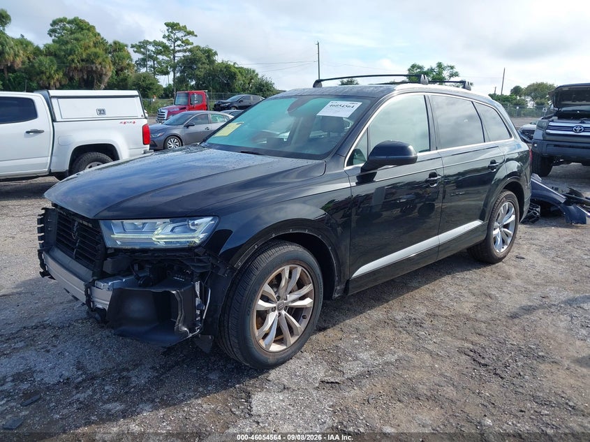 2019 Audi Q7, Удар спереди, IAAI, VIN WA1LAAF77KD044541 — фото 2