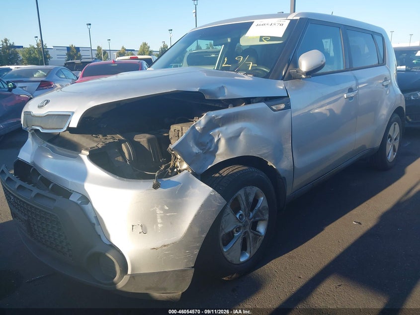 Vin: kndjn2a24e7737315, lot: 46554091, kia soul 20142