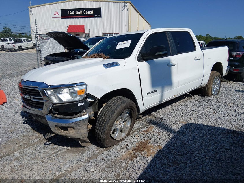 Vin: 1c6srfft8mn513256, lot: 46554143, ram 1500 big horn  4x4 5'7 box 20212