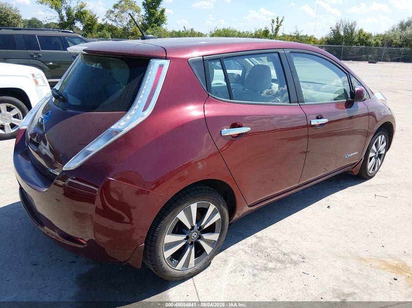 Vin: 1n4bz0cpxgc310100, lot: 46554162, nissan leaf s/sl/sv 20164