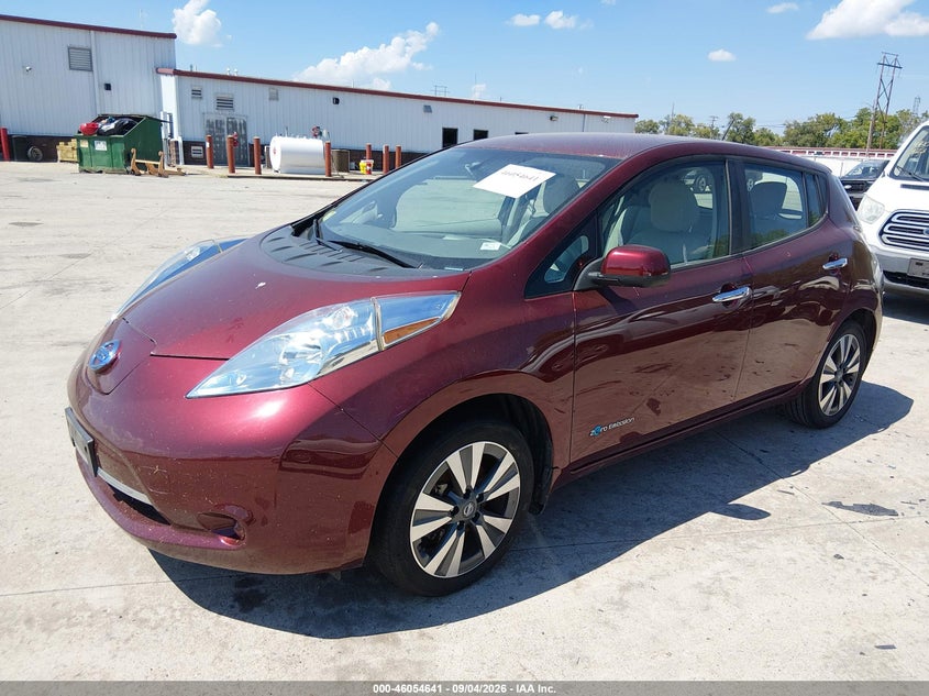2016 NISSAN LEAF auction photo 2
