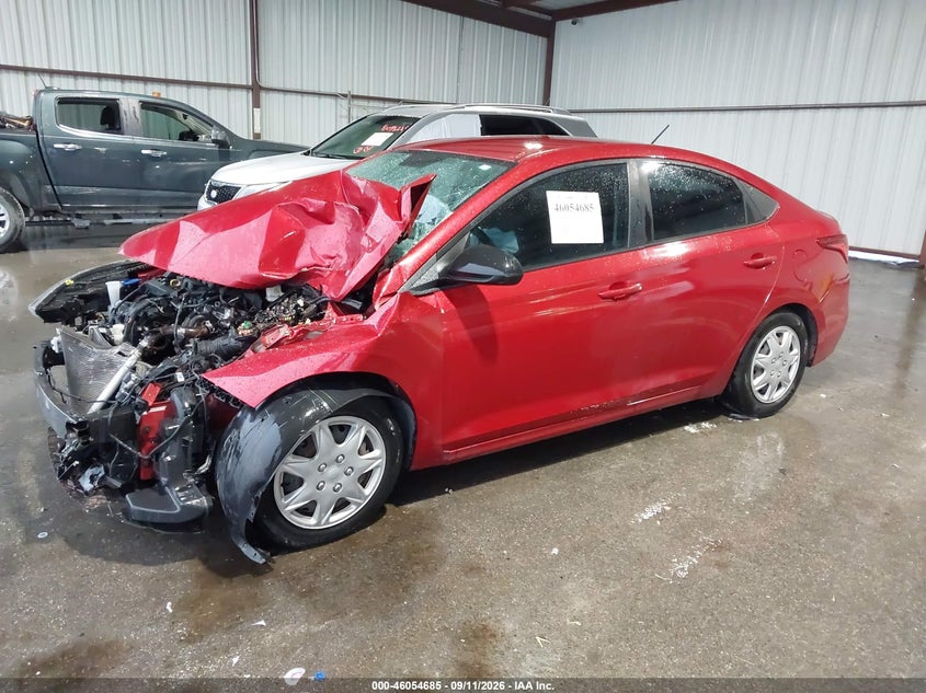 Vin: 3kpc24a63le126835, lot: 46554206, hyundai accent se 20202