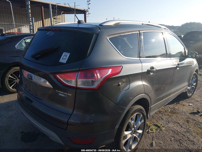 Vin: 1fmcu9j95fua75616, lot: 46554250, ford escape titanium 20154
