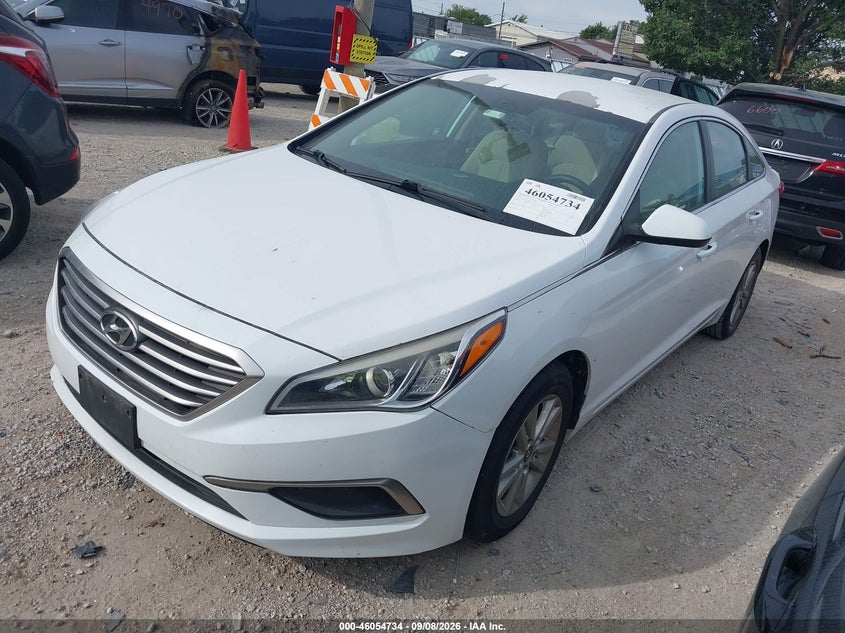 2016 Hyundai Sonata Se, Угон, IAAI, VIN 5NPE24AF0GH291705 — фото 2