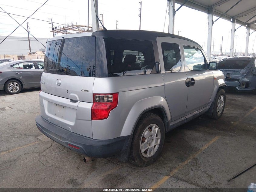 HONDA ELEMENT 2009 VIN 5J6YH28379L005692