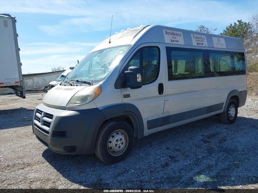 RAM PROMASTER 2500 WINDOW VAN 2014 VIN 3C6TRVPG3EE124224