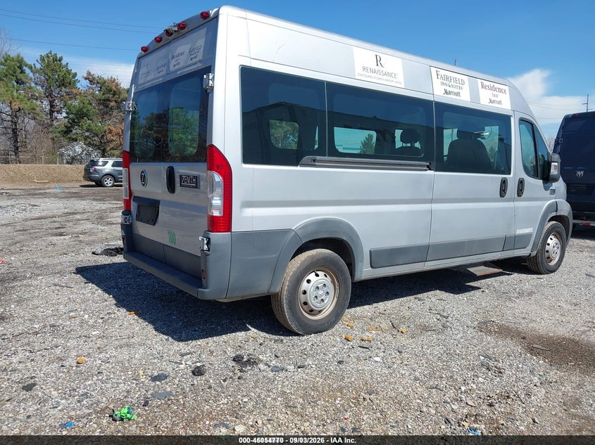 RAM PROMASTER 2500 WINDOW VAN 2014 VIN 3C6TRVPG3EE124224
