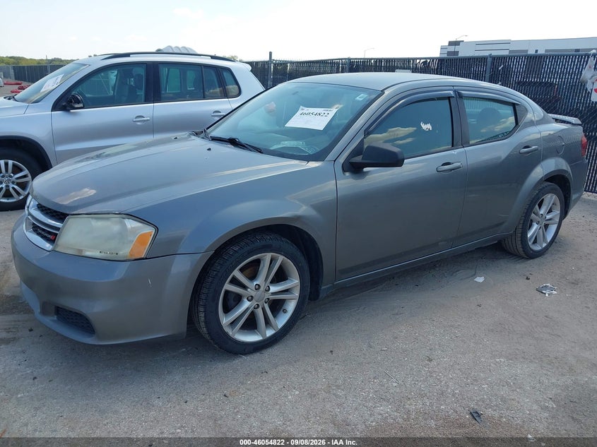 Vin: 1c3cdzag0dn552824, lot: 46554343, dodge avenger se v6 20132