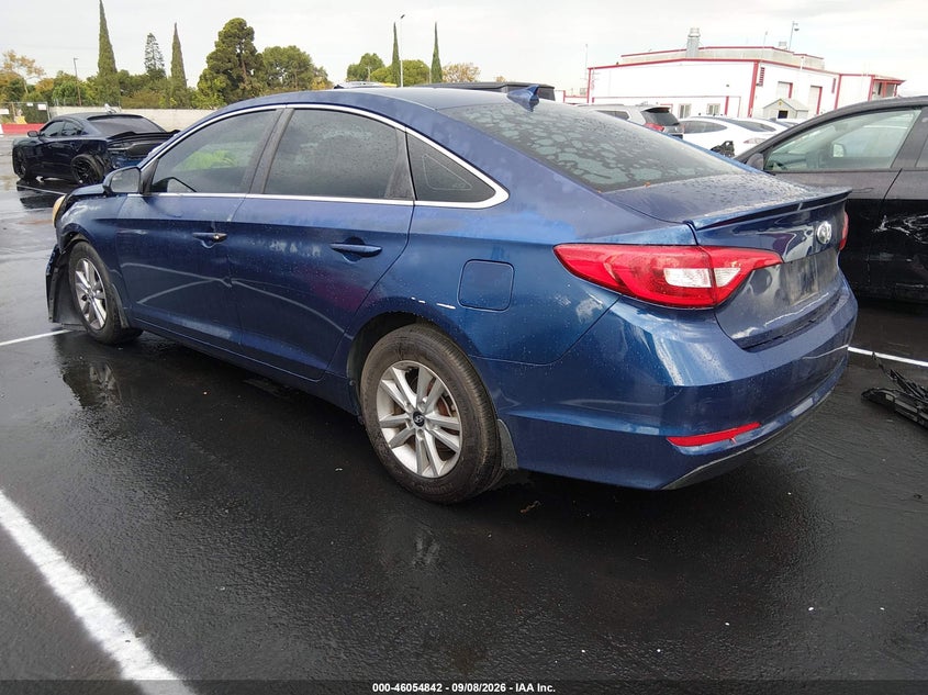 Vin: 5npe24af7gh428428, lot: 46554363, hyundai sonata se 20163