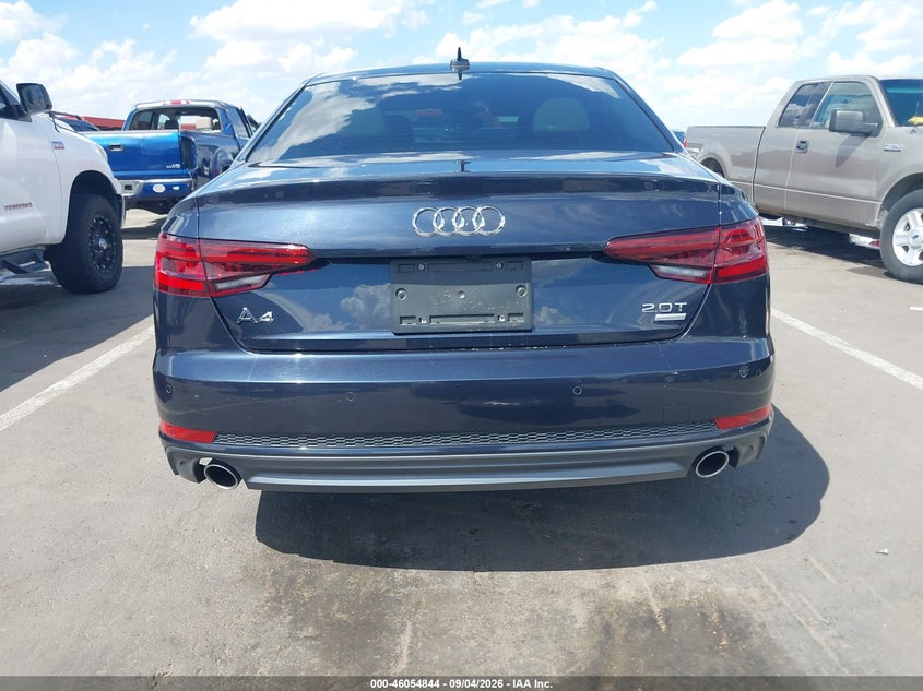 AUDI A4 2018 VIN WAULMAF47JN018661