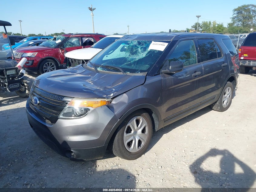 Vin: 1fm5k8ar6ega28506, lot: 46554429, ford utility police interceptor 20142