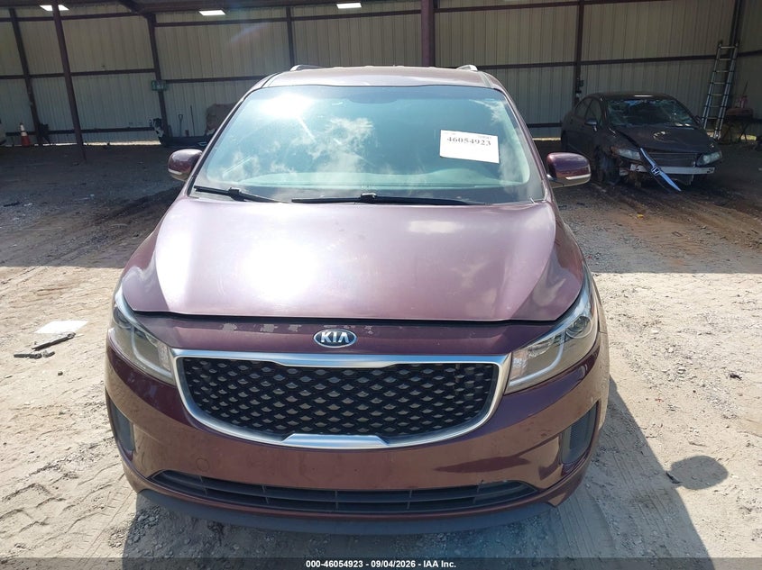 2016 KIA SEDONA auction photo 6