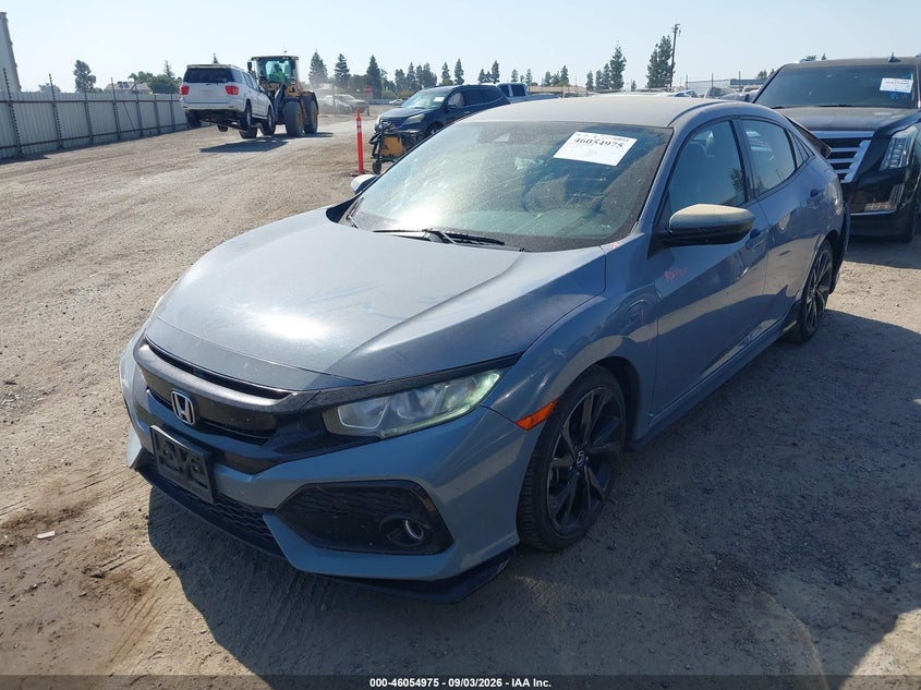 Vin: shhfk7h49ku417365, lot: 46554496, honda civic sport 20192