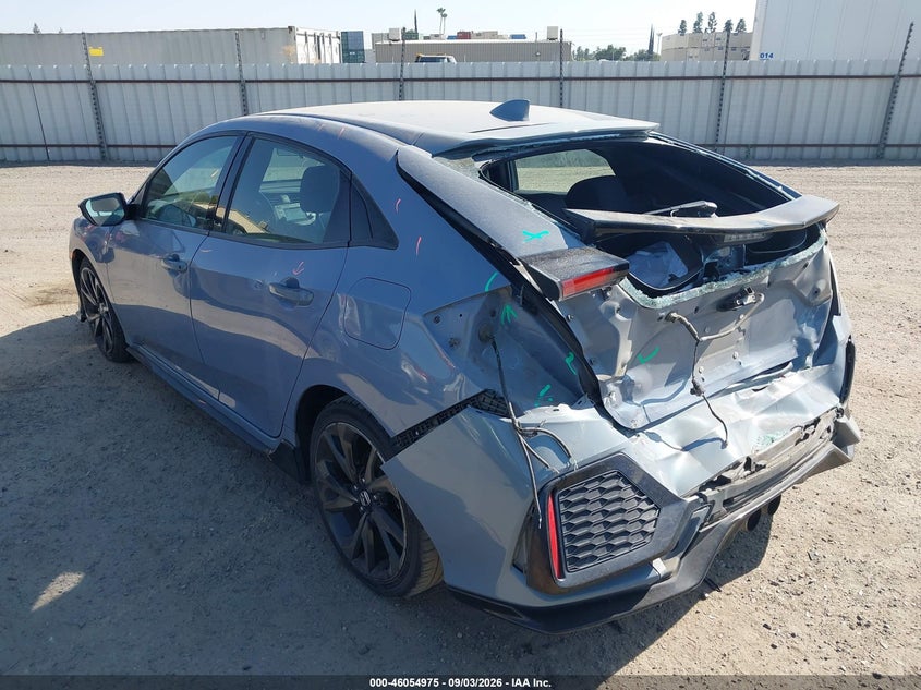 Vin: shhfk7h49ku417365, lot: 46554496, honda civic sport 20193