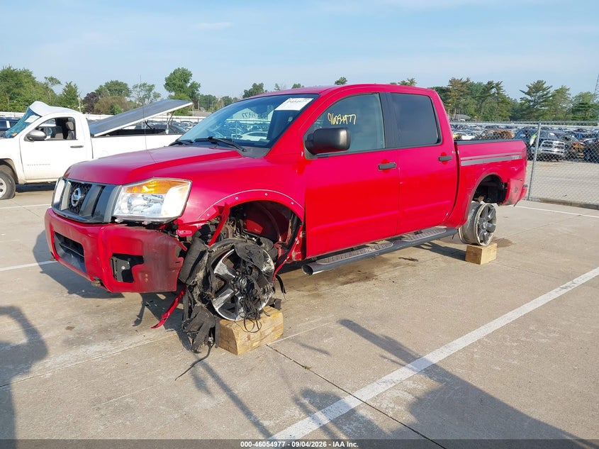 Vin: 1n6aa0ejxcn331336, lot: 46554498, nissan titan sv 20122