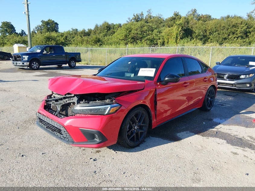 Vin: 19xfl2h89pe023494, lot: 46554501, honda civic sport 20232