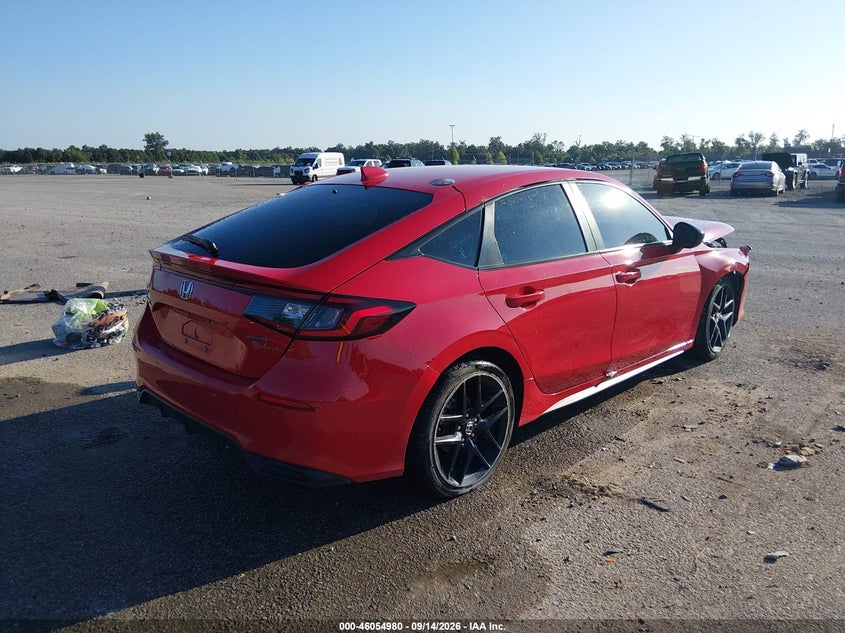 Vin: 19xfl2h89pe023494, lot: 46554501, honda civic sport 20234
