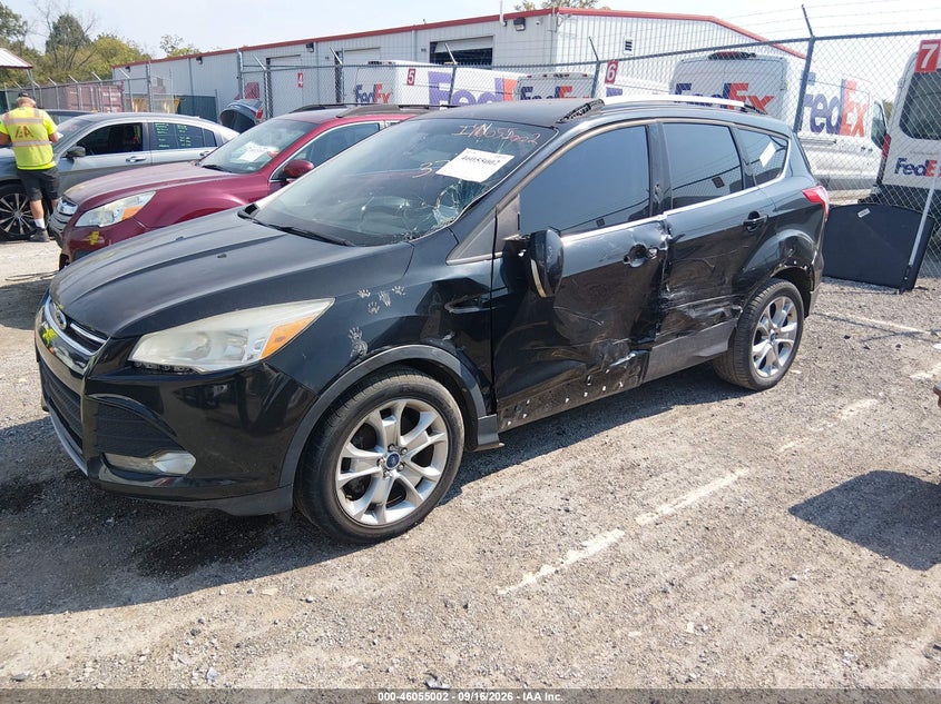 Vin: 1fmcu9j92eua23794, lot: 46554523, ford escape titanium 20142