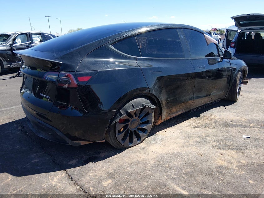 Vin: 7saygdefxra309234, lot: 46554532, tesla model y performance dual motor all-wheel drive 20244