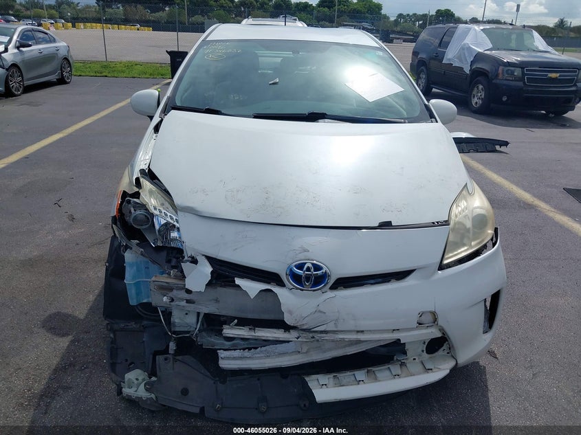 TOYOTA PRIUS 2012 VIN JTDKN3DU9C1528272