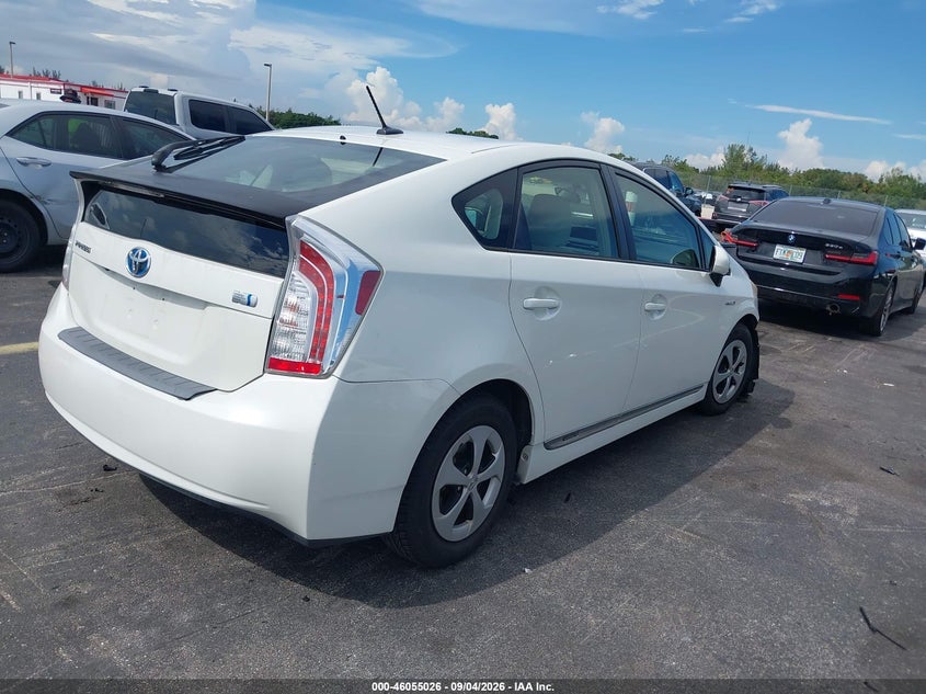 TOYOTA PRIUS 2012 VIN JTDKN3DU9C1528272