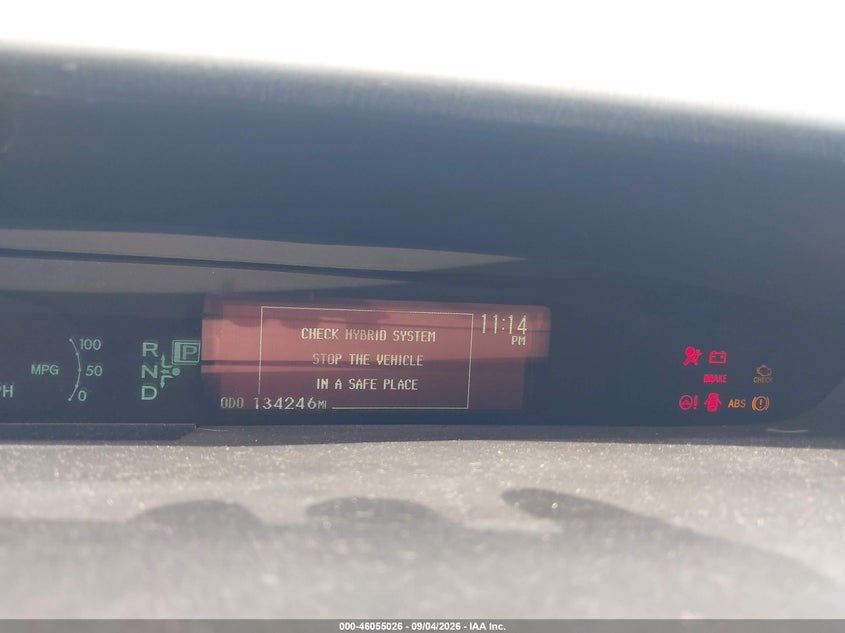 TOYOTA PRIUS 2012 VIN JTDKN3DU9C1528272