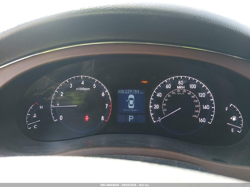 HYUNDAI GENESIS 2009 VIN KMHGC46E39U022544