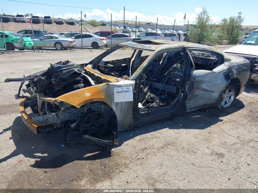 2021 Dodge Charger, Total Burn, IAAI, VIN 2C3CDXBG9MH579158 — photo 2