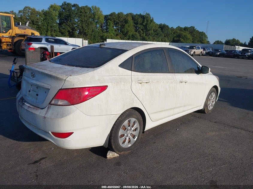 Vin: kmhct4ae1gu082566, lot: 46554589, hyundai accent se 20164